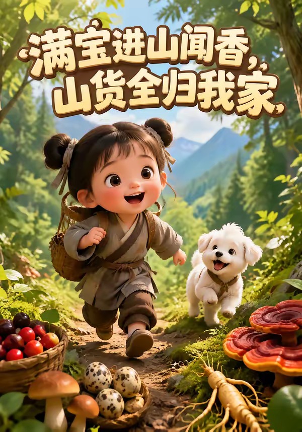 满宝进山闻香，山货全归我家